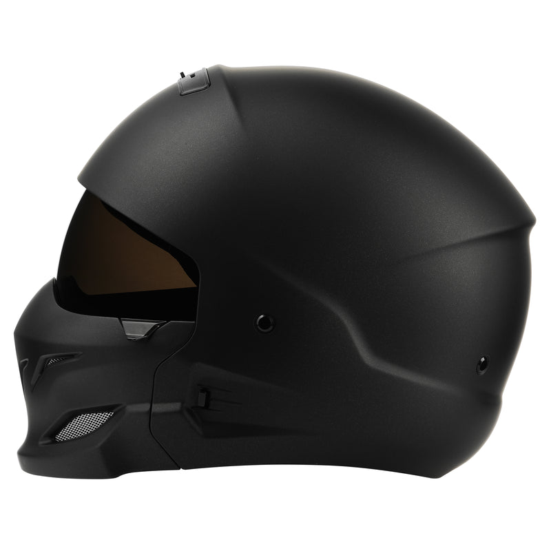 Solar Full Face Helmet - Half Face - With Visor