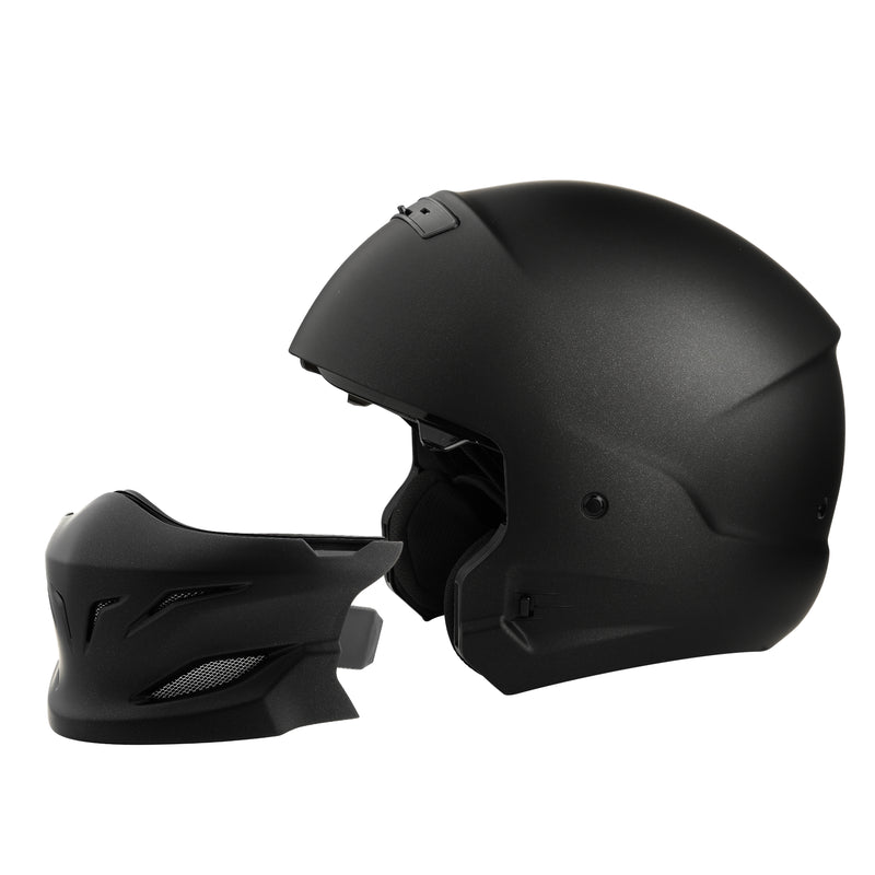 Solar Full Face Helmet - Half Face - With Visor