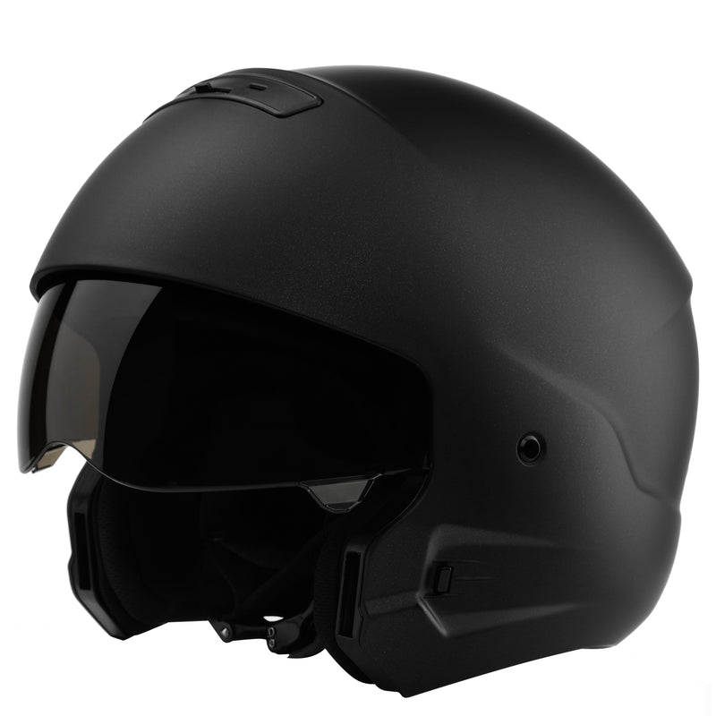 Solar Full Face Helmet - Half Face - With Visor