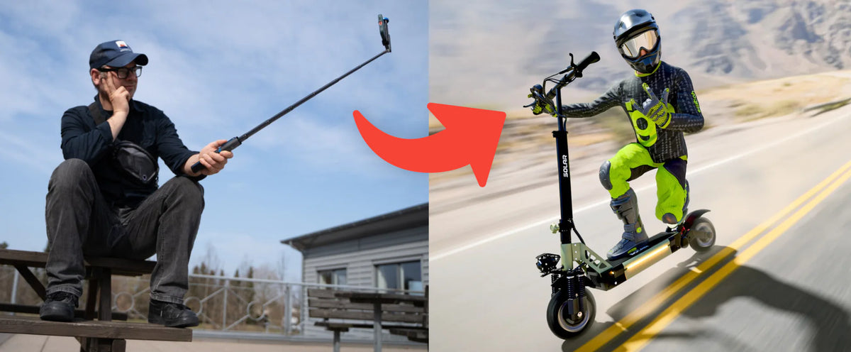 Get the Perfect Shot: Tips for Filming Yourself on an Escooter
