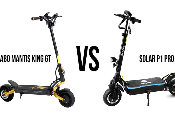Solar P1 Pro vs. Kaabo Mantis King GT: Comprehensive eScooter Comparison for 2024