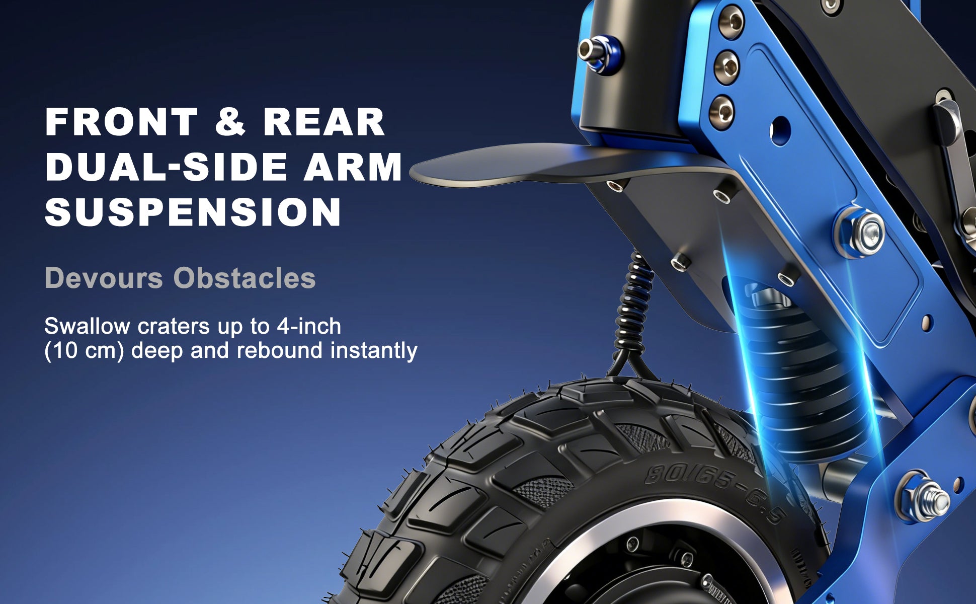 Front & Rear Dual-Arm Suspension