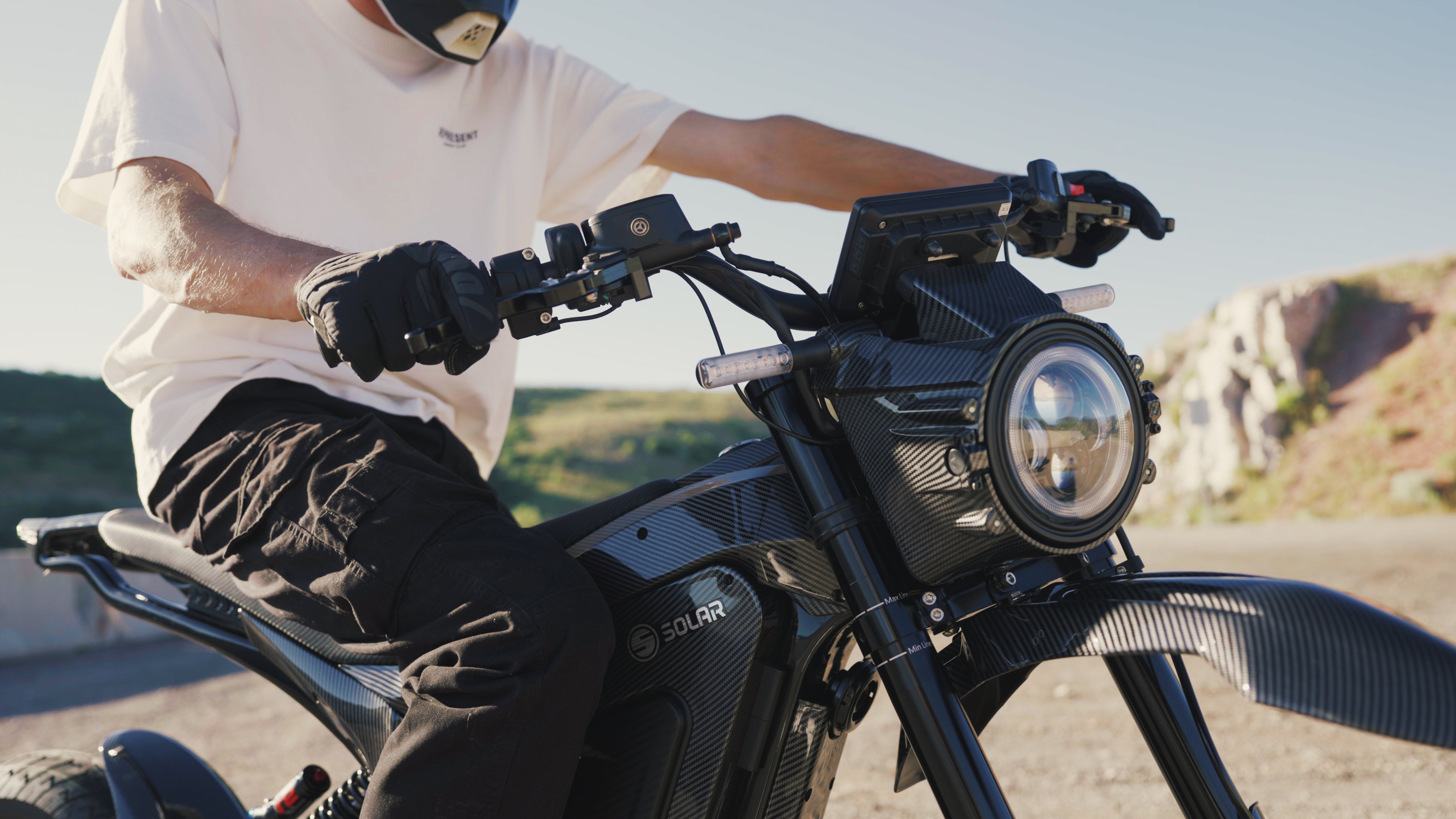 Front and rear integrated lights