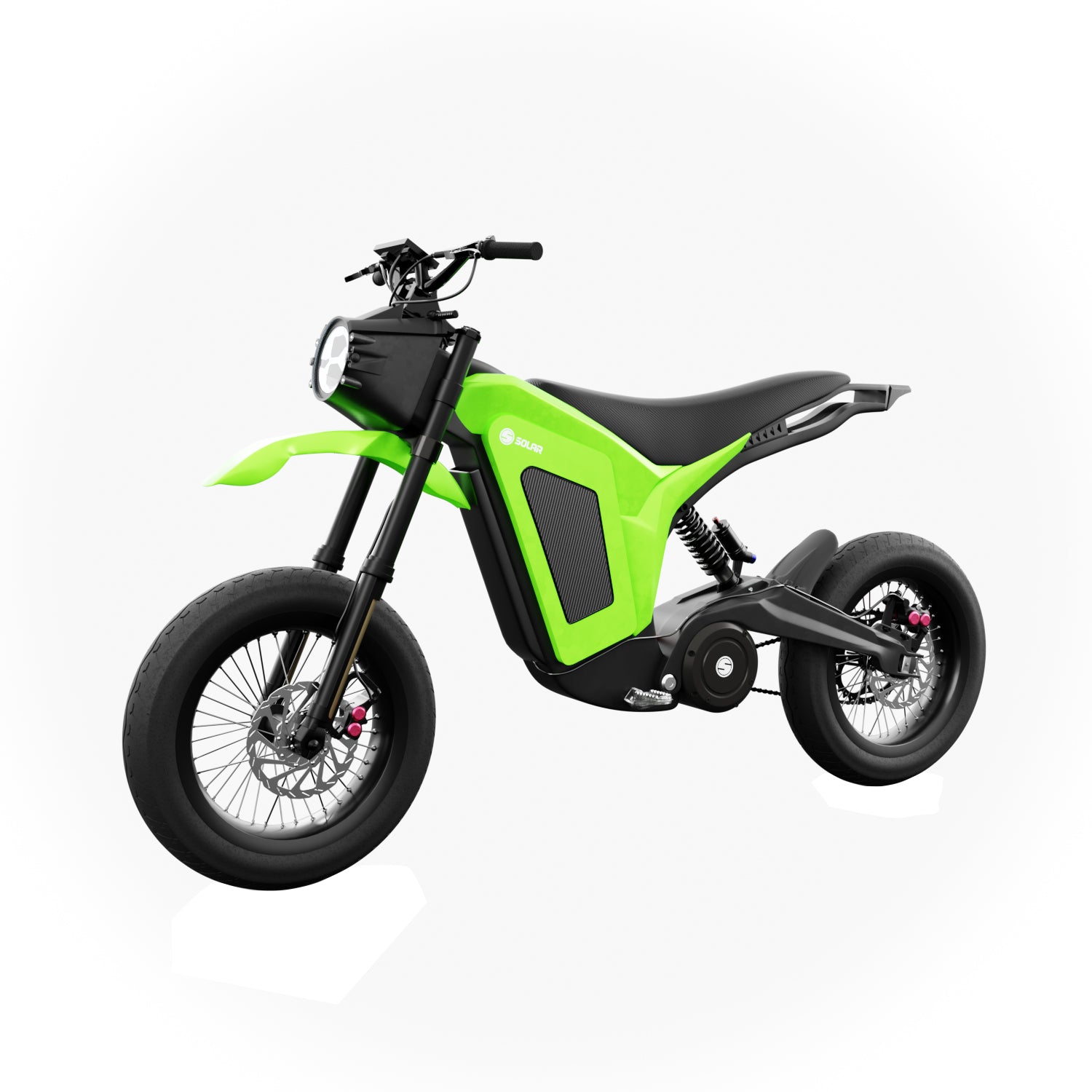 buildImage:solar-e-clipse-electric-bike-race-edition,moto-on-road-tires,black-green,no-pannier