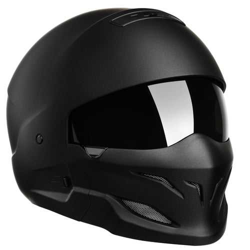 Solar Full Face Helmet - Half Face - With Visor