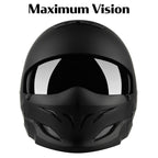 Solar Full Face Helmet - Half Face - With Visor