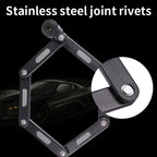 Heavy Duty Alloy Steel Foldable Scooter Lock with Mounting Bracket - Solar Scooters - Solar Scooters