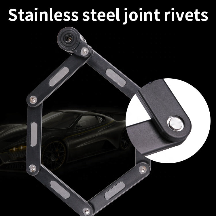 Heavy Duty Alloy Steel Foldable Scooter Lock with Mounting Bracket - Solar Scooters - Solar Scooters