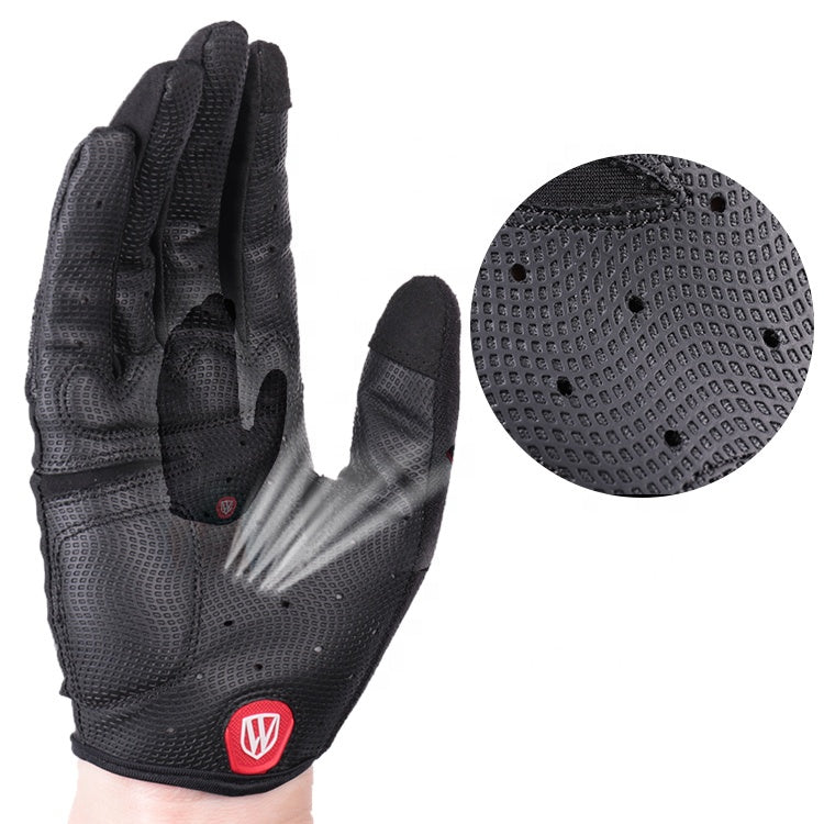 Full Fingerprint Riding Gloves Outdoor With Touch Screen - Solar Scooters - Solar Scooters