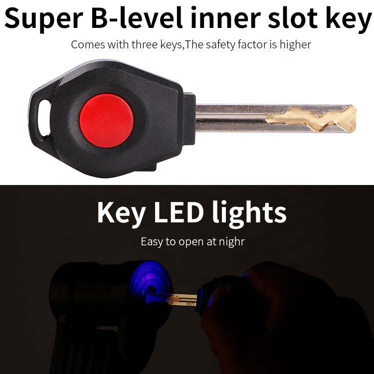 Heavy Duty Alloy Steel Foldable Scooter Lock with Mounting Bracket - Solar Scooters - Solar Scooters