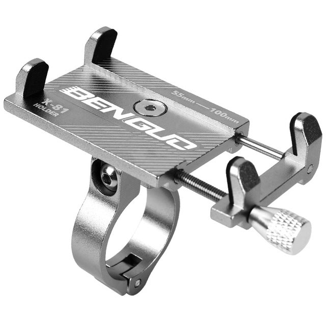 Aluminum Phone Holder Mount for 3.5-6.2 inch Phones - Solar Scooters