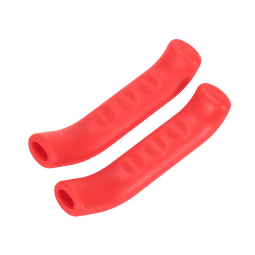 Red Brake Handle Silicone Sleeve Anti-Slip Brake Lever Protector Cover