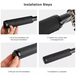 Leather Handlebar Ergonomic Design Grips Bilateral Lock-on - Solar Scooters - Solar Scooters
